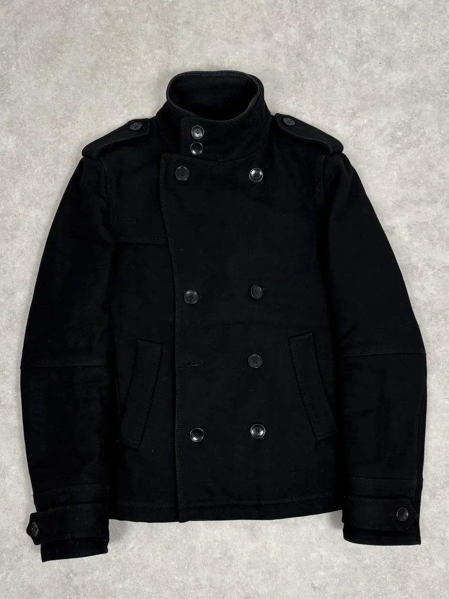 AW2006 Dolce & Gabbana Black Wool Double Breasted Caban bRzRBpm 1