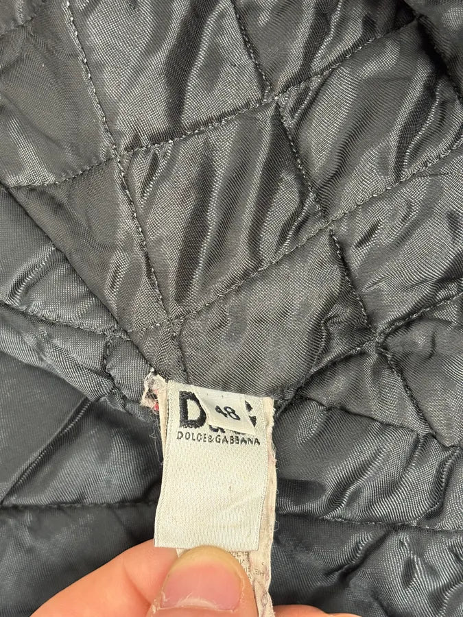 AW2006 Dolce & Gabbana Black Wool Double Breasted Caban bRzRBpm 12