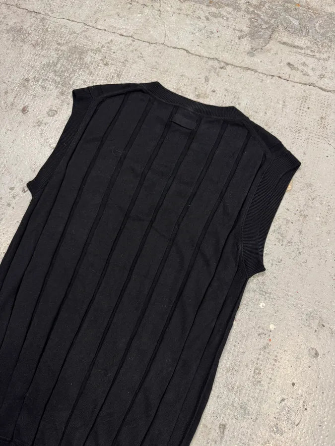 2000s Dolce & Gabbana Black Wool Sleeveless Sweater xAbuHbM 4