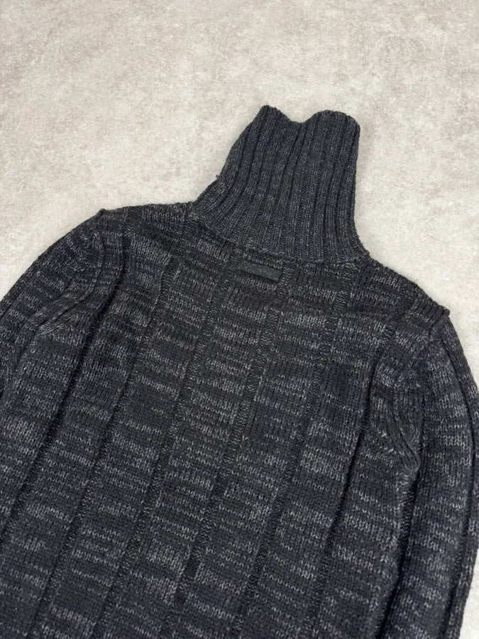 2000s Dolce & Gabbana Black Wool Turtleneck Sweater DmFCUQB 5