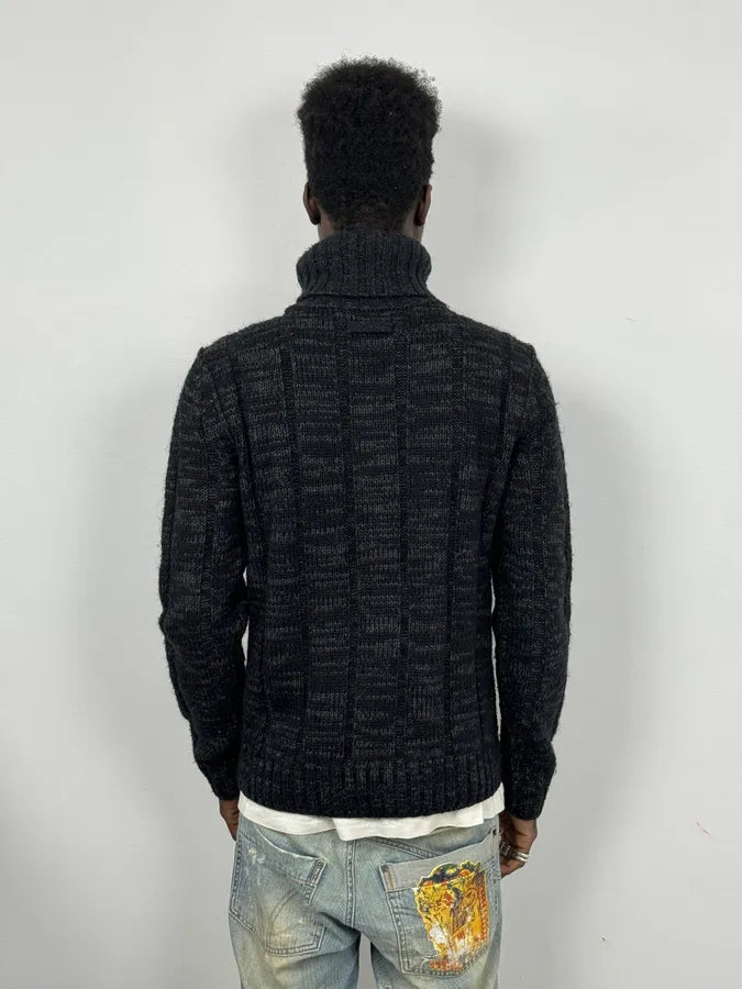 2000s Dolce & Gabbana Black Wool Turtleneck Sweater DmFCUQB 2