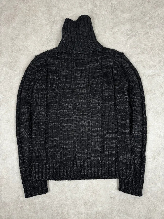 2000s Dolce & Gabbana Black Wool Turtleneck Sweater DmFCUQB 3