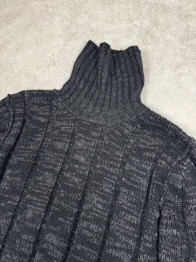 2000s Dolce & Gabbana Black Wool Turtleneck Sweater DmFCUQB 4
