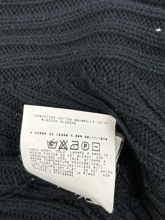 2000s Dolce & Gabbana Black Wool Zip-Up Sweater dEuZvBp 9