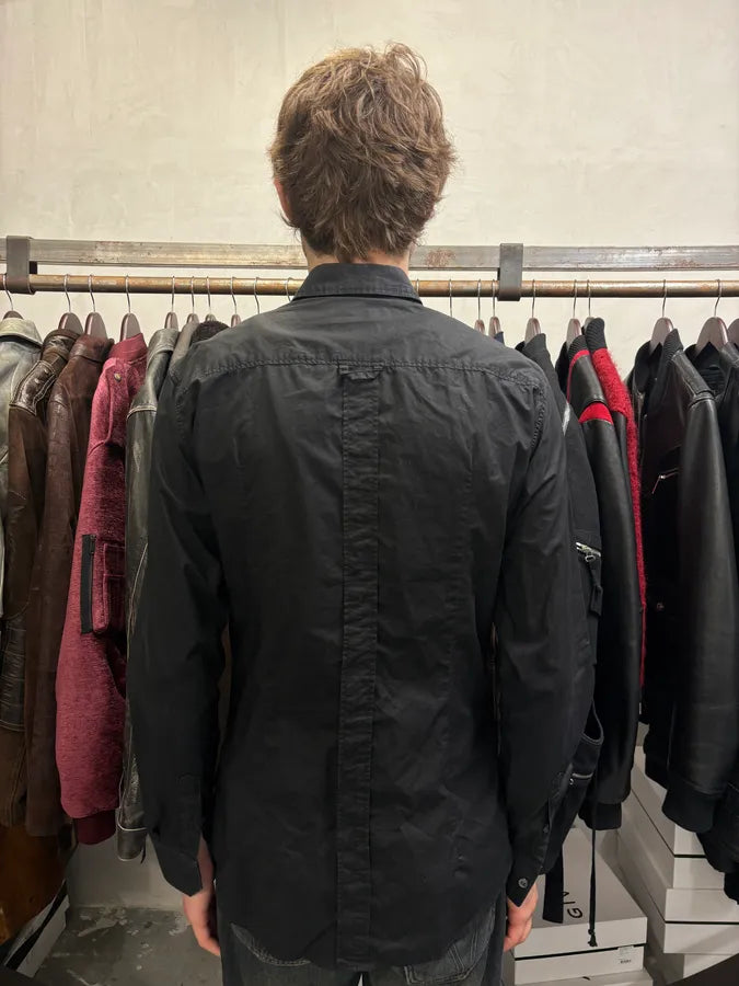 SS2008 Dolce & Gabbana Black Zip Cargo Shirt QKLFbeY 3