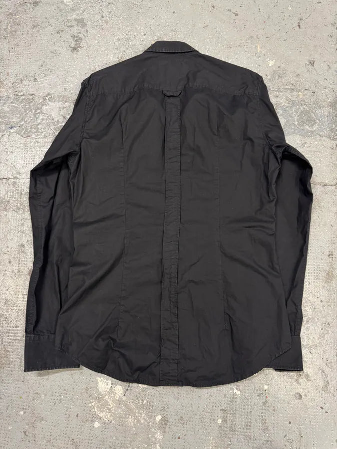 2000s Dolce & Gabbana Black Zip Cargo Shirt QKLFbeY 4