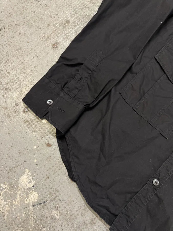 2000s Dolce & Gabbana Black Zip Cargo Shirt QKLFbeY 5
