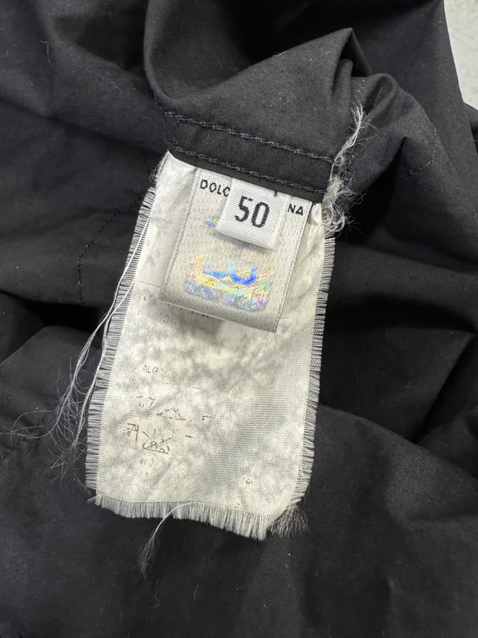 2000s Dolce & Gabbana Black Zip Cargo Shirt QKLFbeY 7