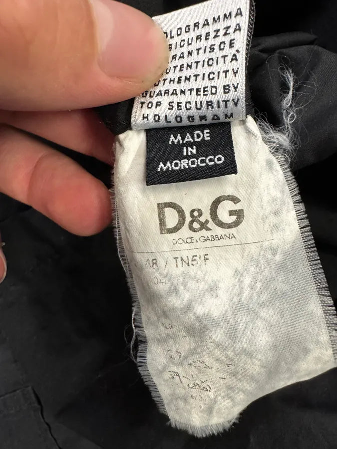 SS2008 Dolce & Gabbana Black Zip Cargo Shirt QKLFbeY 10