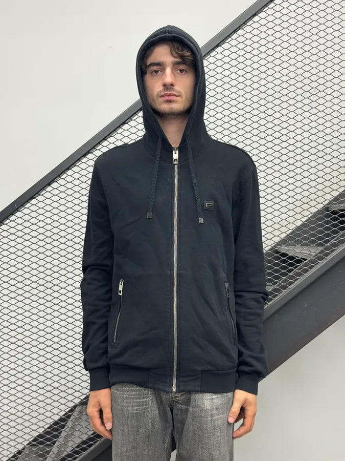 2000s Dolce & Gabbana Black Zip-up Hoodie MekgApe 1