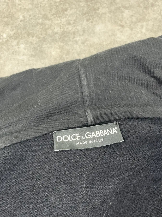 2000s Dolce & Gabbana Black Zip-up Hoodie MekgApe 9