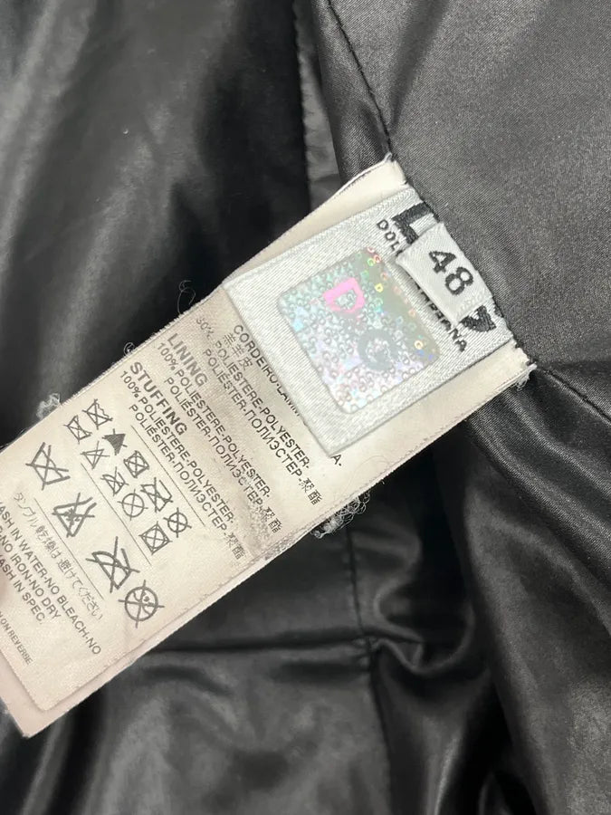 AW2009 Dolce & Gabbana Black Multi-Zip Nylon & Leather Jacket FLSNycL 10