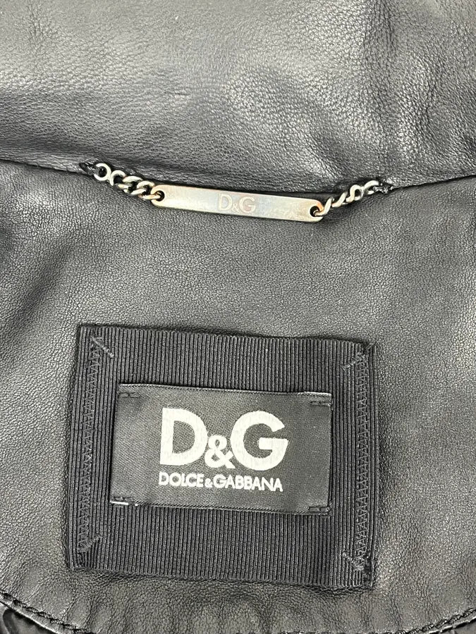 AW2009 Dolce & Gabbana Black Multi-Zip Nylon & Leather Jacket FLSNycL 8