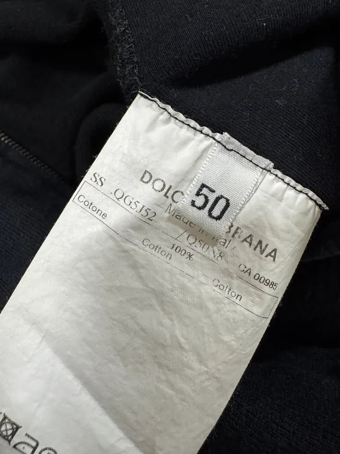 2000s Dolce & Gabbana Black Zip-up Sweatshirt (M) PDTCwbj 4