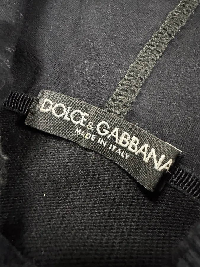 2000s Dolce & Gabbana Black Zip-up Sweatshirt (M) PDTCwbj 6