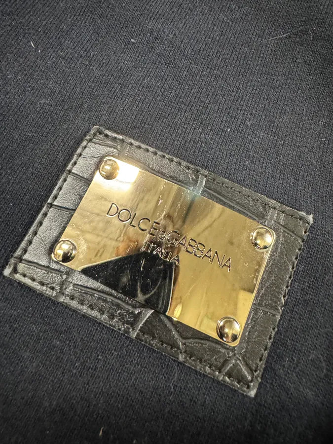 2000s Dolce & Gabbana Black Zip-up Sweatshirt (M) PDTCwbj 7