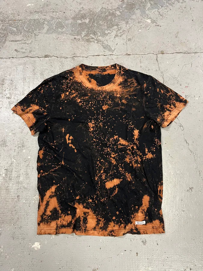 2000s Dolce & Gabbana Bleached Black T-Shirt TNrcoue 0