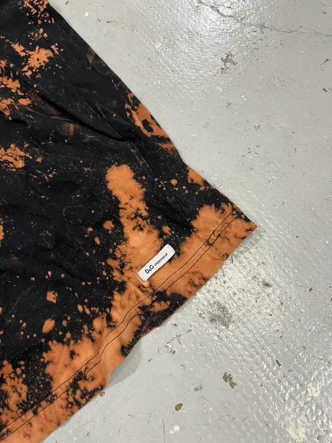 2000s Dolce & Gabbana Bleached Black T-Shirt TNrcoue 4