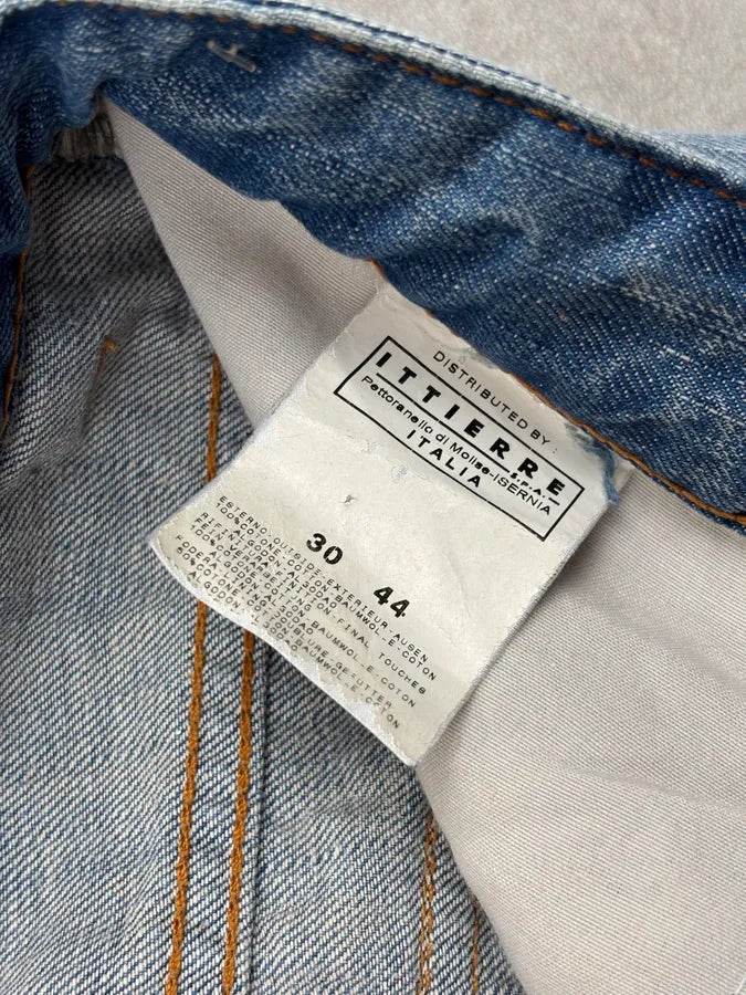SS2006 Dolce & Gabbana Blue Denim Cargo Shorts rOmdWsw 11