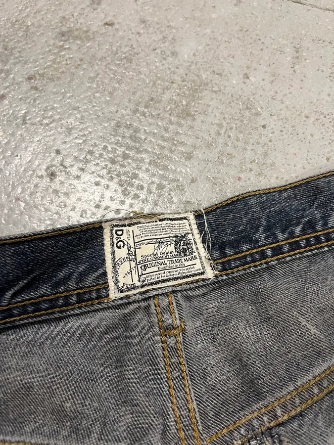 2000s Dolce & Gabbana Blue Denim Distressed Jeans CZCOOZV 12