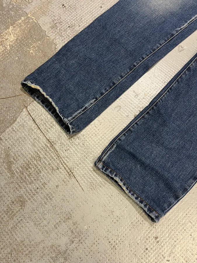 2000s Dolce & Gabbana Blue Denim Faded Jeans oUVZJmT 6