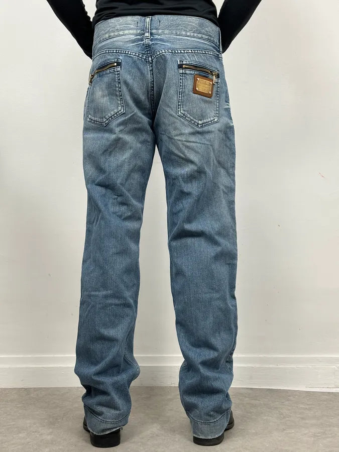 2000s Dolce & Gabbana Blue Denim Jeans jHMazEE 2