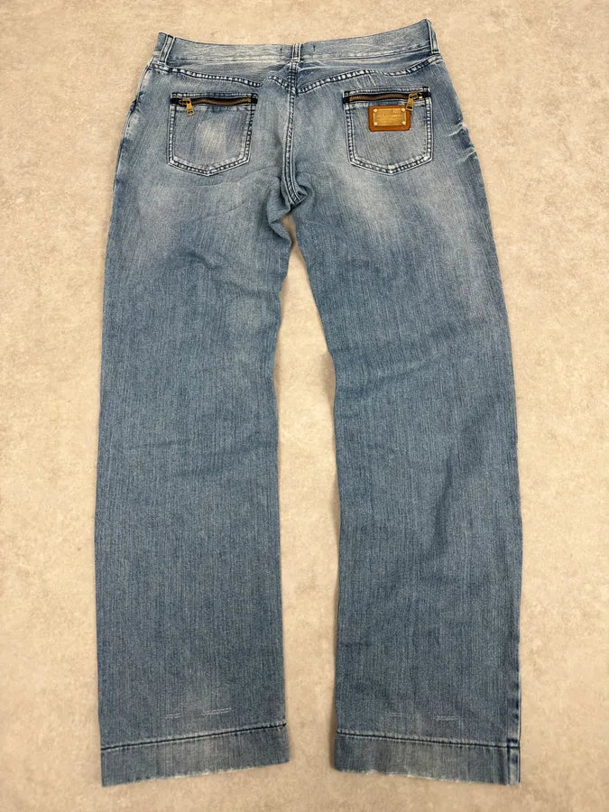 2000s Dolce & Gabbana Blue Denim Jeans jHMazEE 5