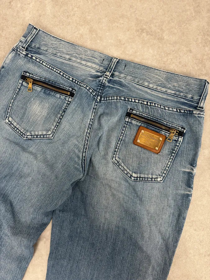 2000s Dolce & Gabbana Blue Denim Jeans jHMazEE 6
