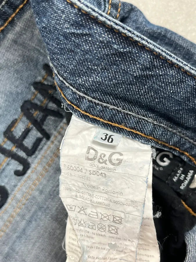 2000s Dolce & Gabbana Blue Classy Denim Jeans iYWMPtM 12