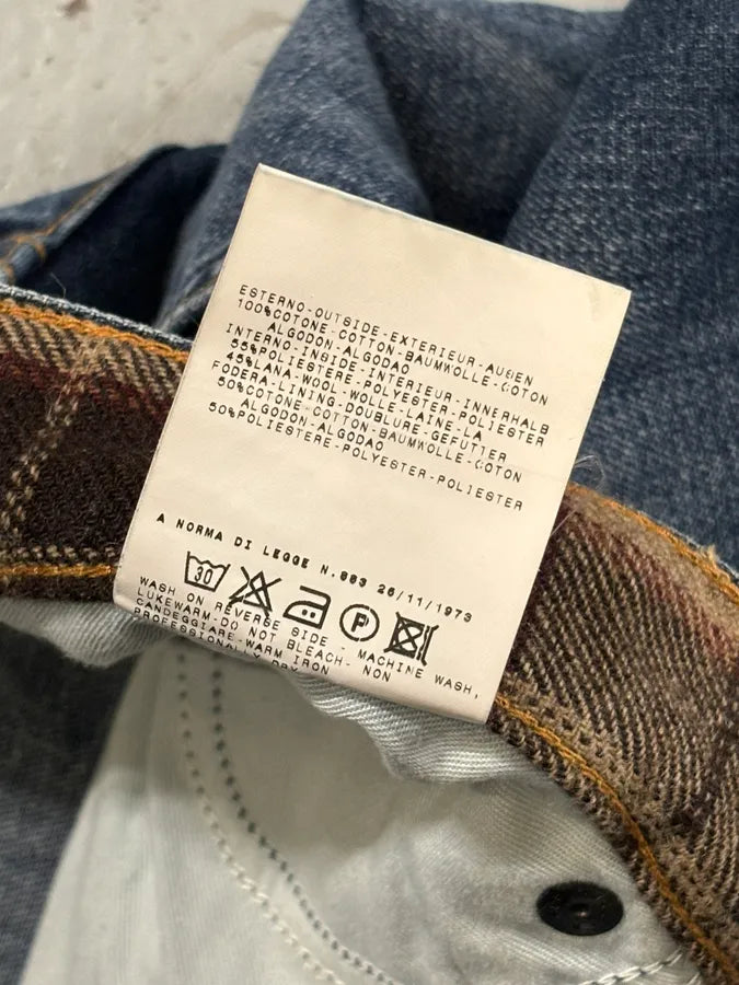 AW2003 Dolce & Gabbana Blue Denim Logo Patch Jeans tXyoCNH 12
