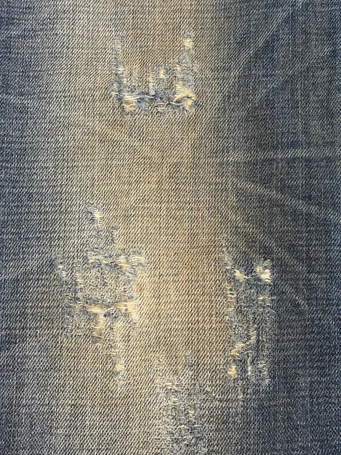 2000s Dolce & Gabbana Blue Distressed Denim Jeans FcAfncK 8