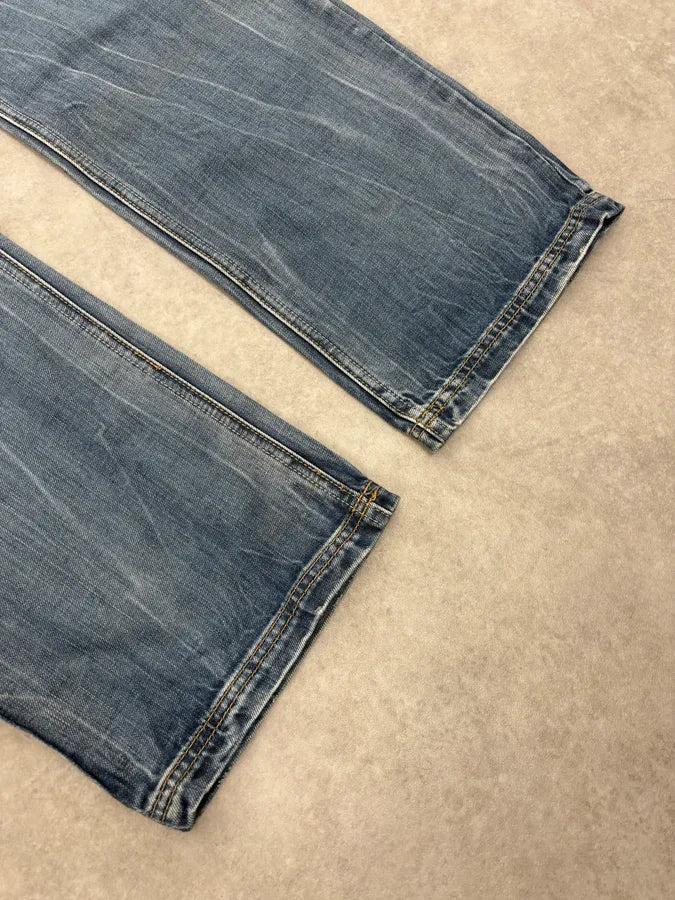 AW2006 Dolce & Gabbana Faded Blue Regular Denim Jeans QOcslRE 8