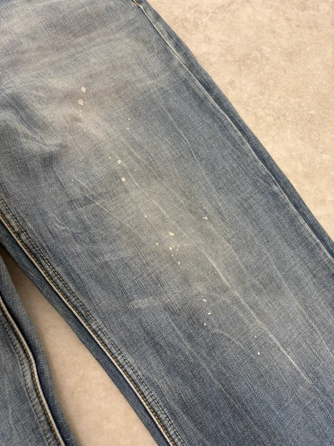 AW2006 Dolce & Gabbana Faded Blue Regular Denim Jeans QOcslRE 9