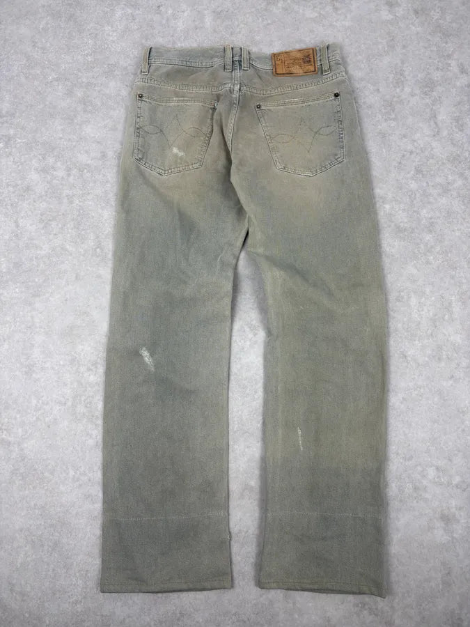 2000s Dolce & Gabbana Blue Faded Denim Jeans exfatCu 5