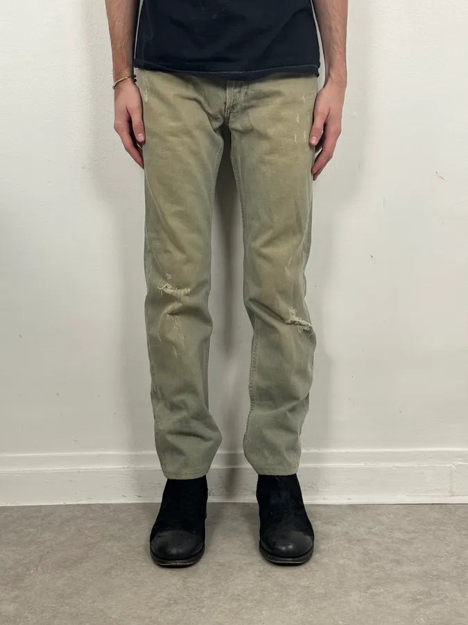 2000s Dolce & Gabbana Blue Faded Denim Jeans exfatCu 2