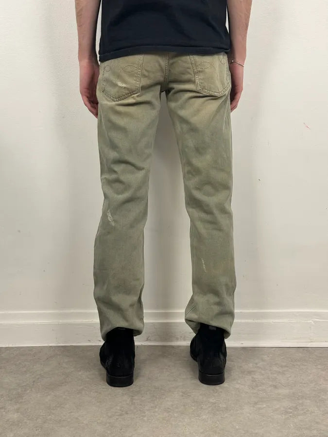 2000s Dolce & Gabbana Blue Faded Denim Jeans exfatCu 3