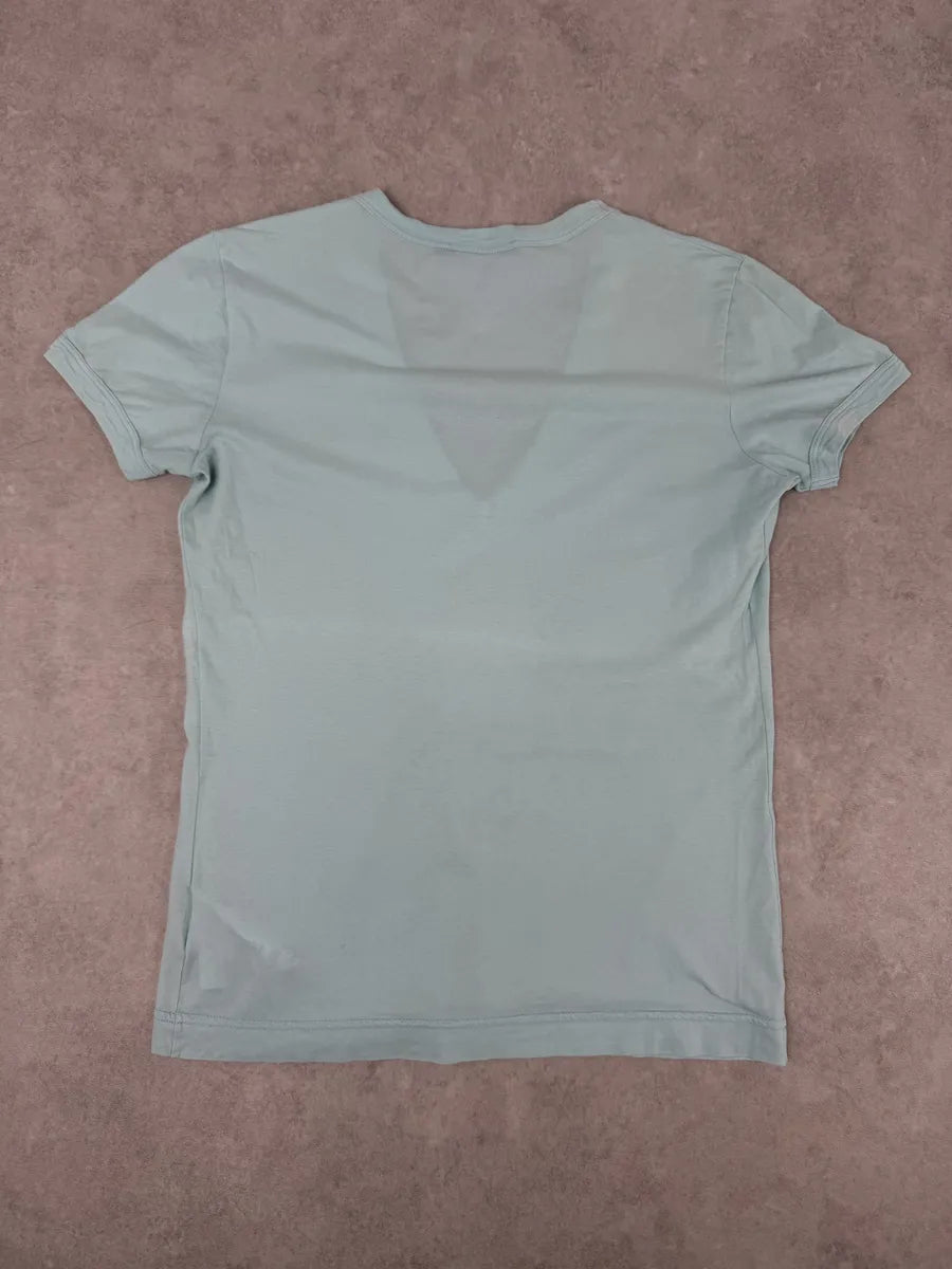 2000s Dolce & Gabbana Blue Marilyn Monroe V-Neck T-Shirt XuQJzJB 4