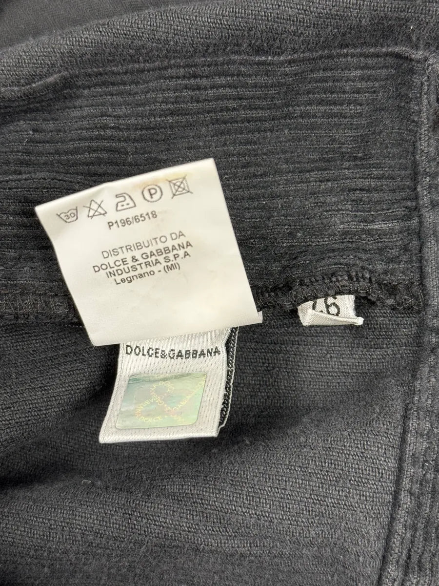 2000s Dolce & Gabbana Navy Corduroy Cargo Pants pzVVumh 12