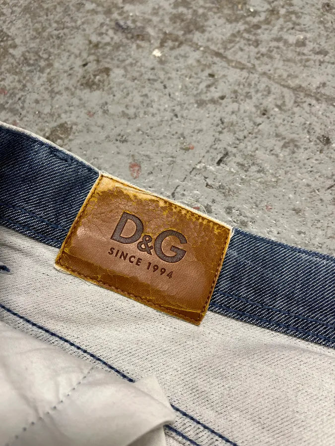 2000s Dolce & Gabbana Blue Relaxed Denim Jeans UXAzqnu 10