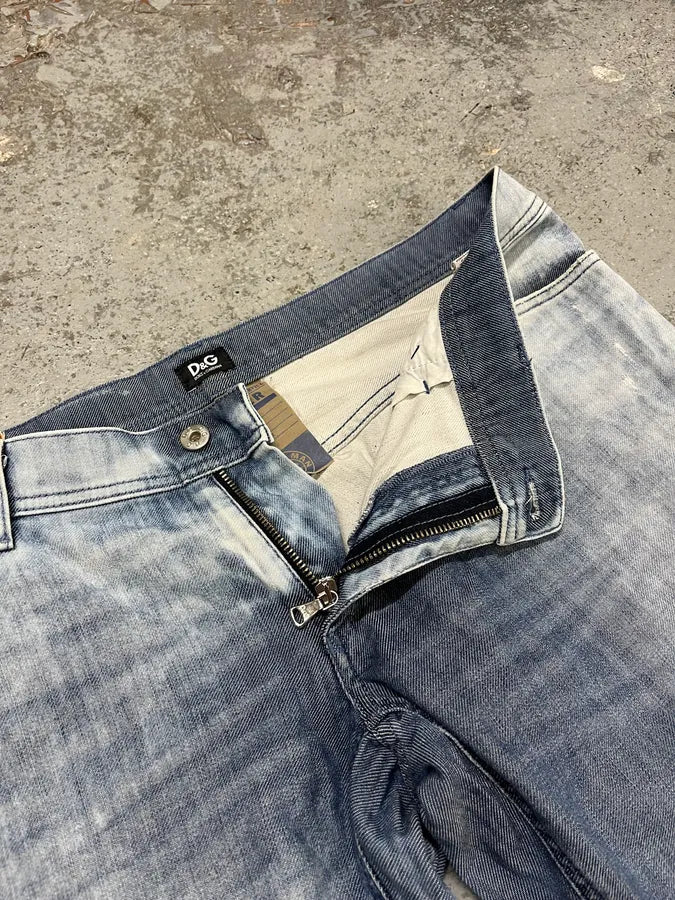 2000s Dolce & Gabbana Blue Relaxed Denim Jeans UXAzqnu 11