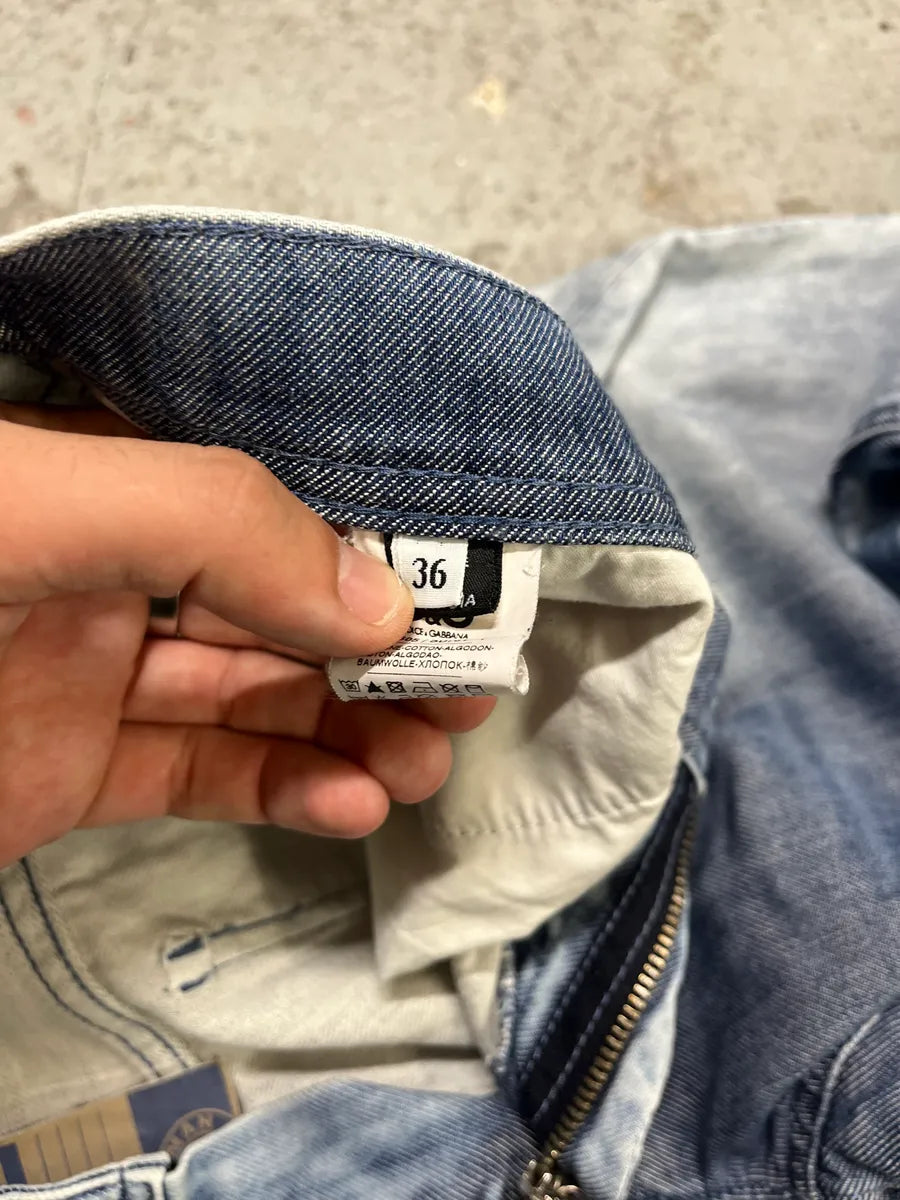 2000s Dolce & Gabbana Blue Relaxed Denim Jeans UXAzqnu 12