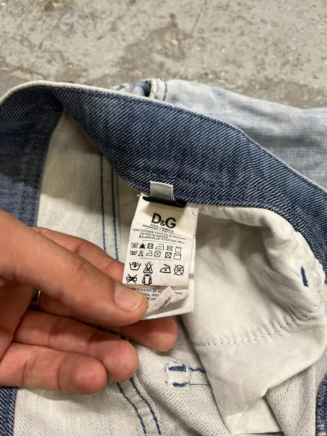 2000s Dolce & Gabbana Blue Relaxed Denim Jeans UXAzqnu 13