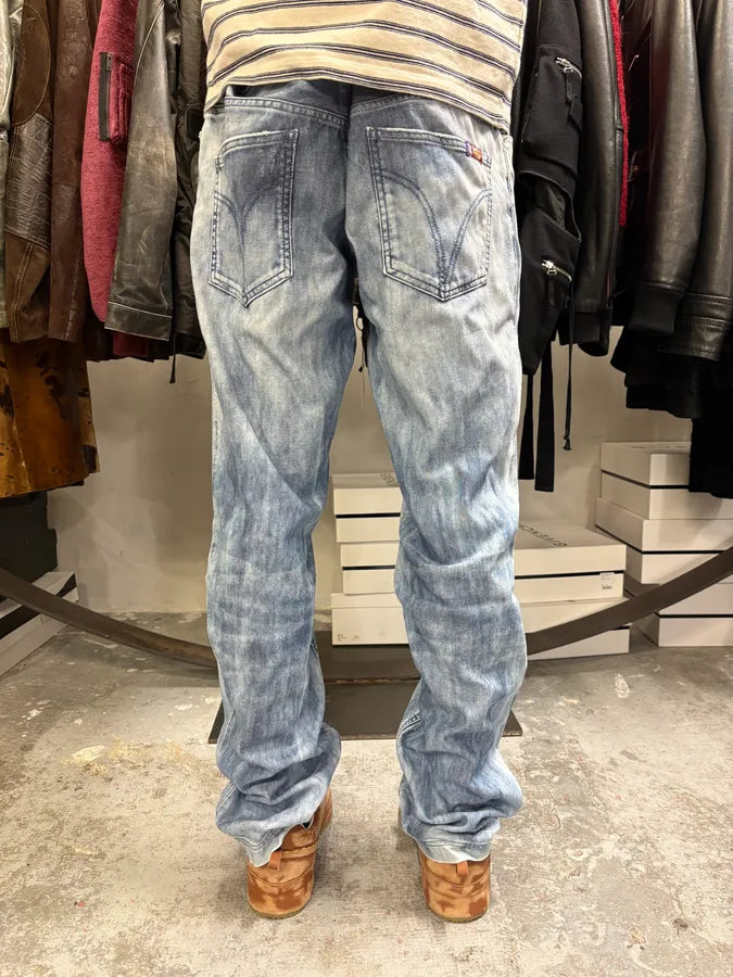 2000s Dolce & Gabbana Blue Relaxed Denim Jeans UXAzqnu 2