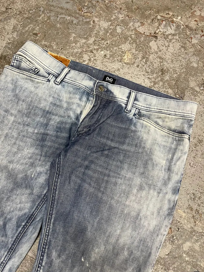 2000s Dolce & Gabbana Blue Relaxed Denim Jeans UXAzqnu 4