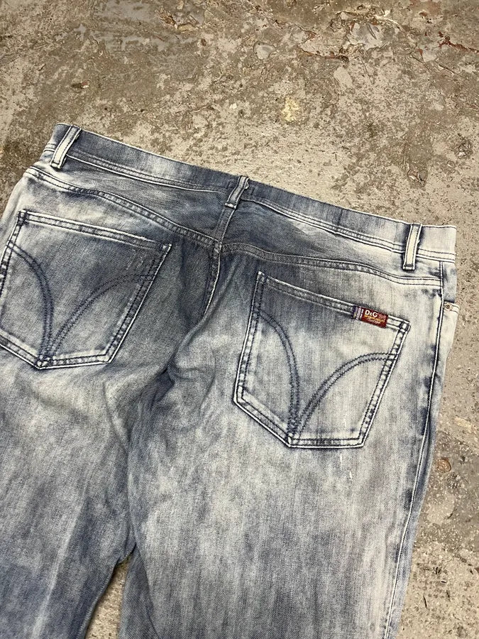2000s Dolce & Gabbana Blue Relaxed Denim Jeans UXAzqnu 7