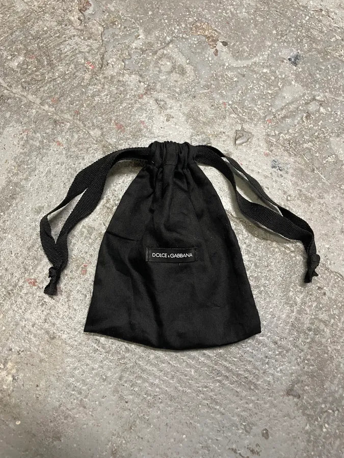 2000s Dolce & Gabbana Blue Rosary Cross Necklace (OS) 4