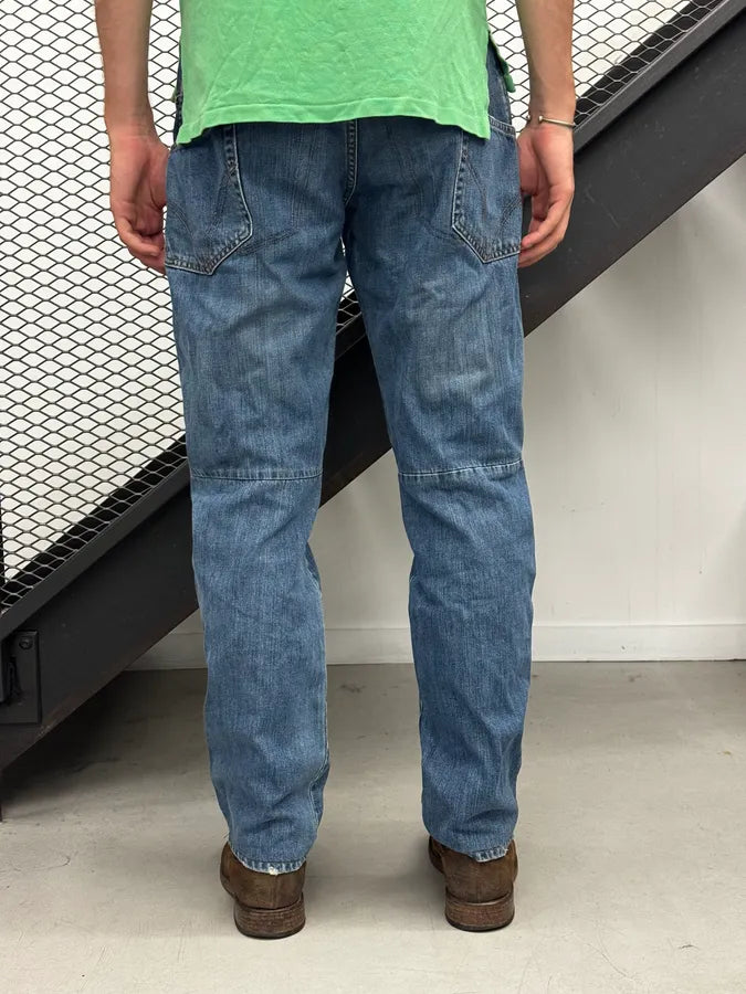 AW2003 Dolce & Gabbana Blue Side Pockets Jeans AAbknjY 4