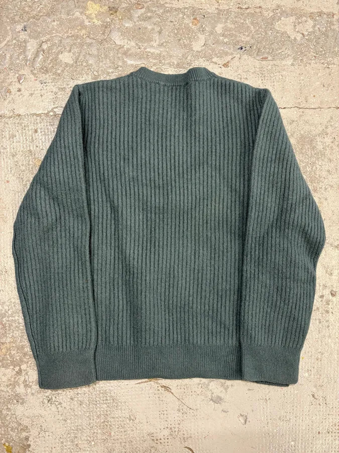 2000s Dolce & Gabbana Blue Wool V-Neck Sweater lbqYjwL 5