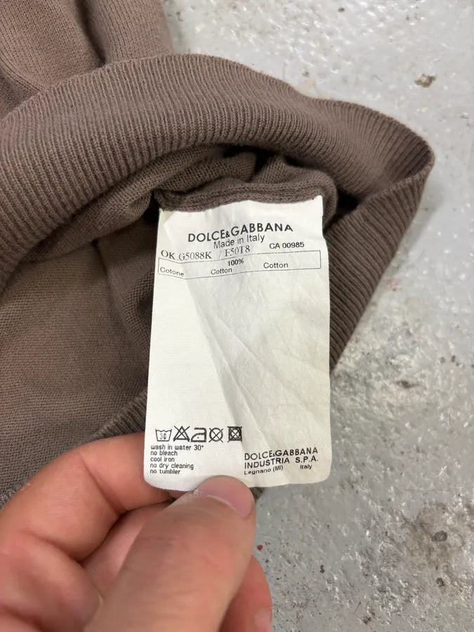 AW2003 Dolce & Gabbana Bondage Beige Sweater thavFqQ 7