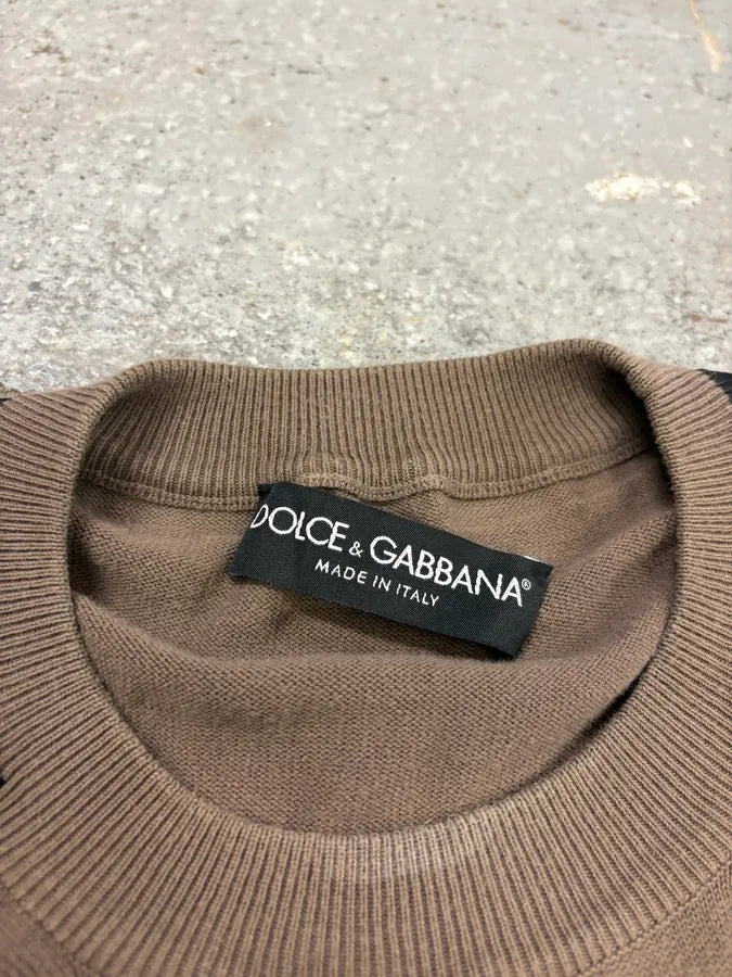 AW2003 Dolce & Gabbana Bondage Beige Sweater thavFqQ 6